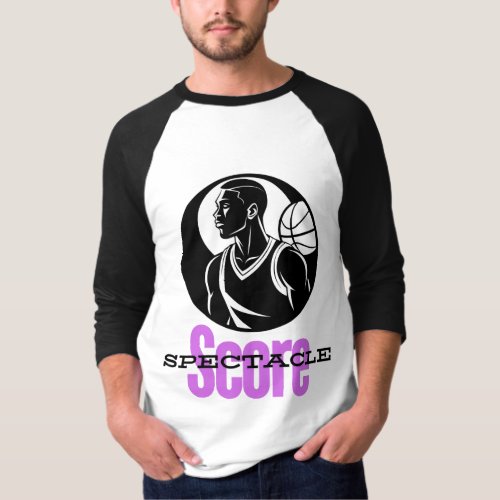 Score Spectacle Basketball T_Shirt