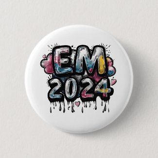 Score with Style: EM 2024 Commemorative Button