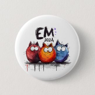 Score with Style: EM 2024 Commemorative Button