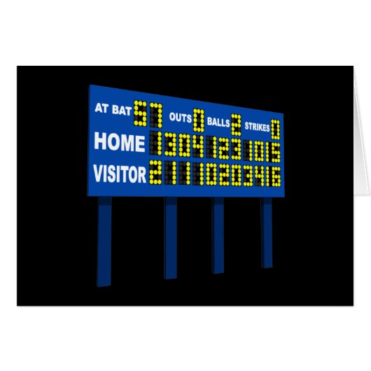 Scoreboard Cards (Front Horizontal)