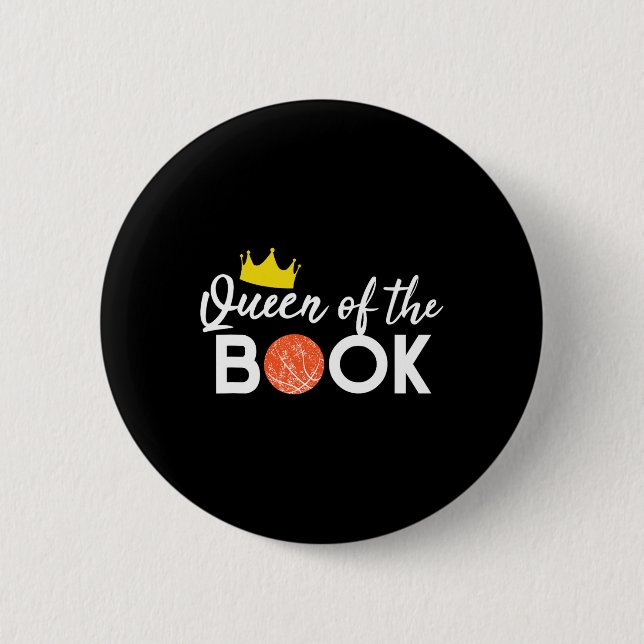 Scorekeeper Sketll Team Scorebook Queen  Button (Front)