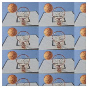 Scoring Points At Basketball,  Fabric