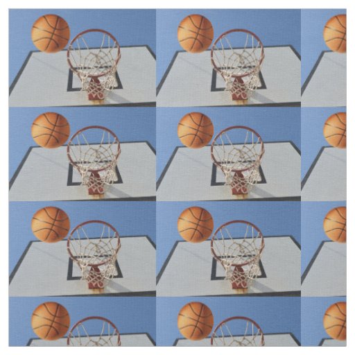 Scoring Points At Basketball,  Fabric