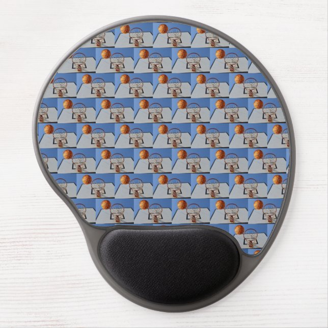 Scoring Points At Basketball,   Gel Mouse Pad (Front)