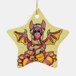 Scoripio Star Ornament Cute Baby Dragon Zodiac at Zazzle