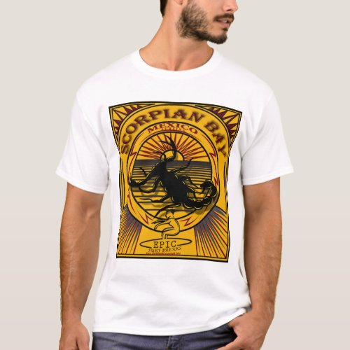 SCORPIAN BAY BAJA MEXICO SURFING T_Shirt