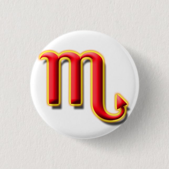 Scorpio #1 Button (Front)