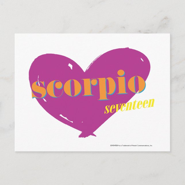 Scorpio 2 postcard (Front)