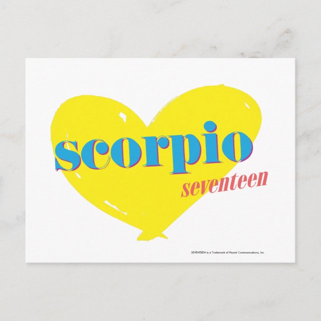 Scorpio 3 postcard (Front)