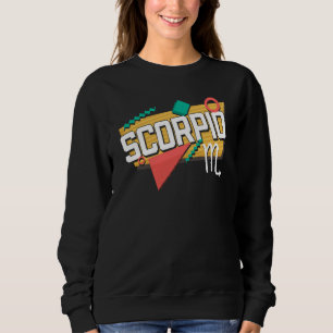 Scorpio 90s Horoscope Zodiac Sign Astrology Sweatshirt