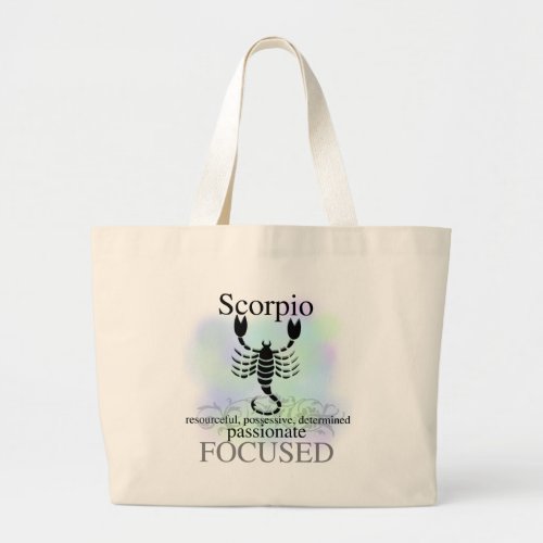Scorpio About You Large Tote Bag