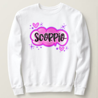 Scorpio Airbrush Style Sweatshirt