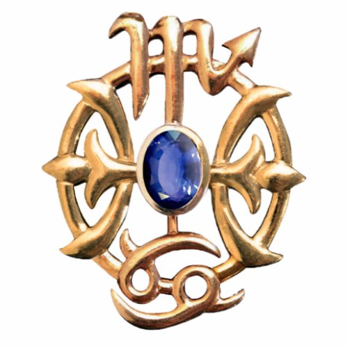 Scorpio and Pisces Medallion Ornament