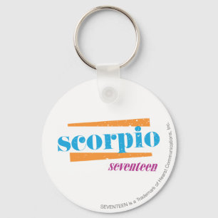 Scorpio Aqua Keychain