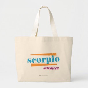 Scorpio Aqua Large Tote Bag