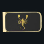 Scorpio Astrological Sign Gold Finish Money Clip<br><div class="desc">Scorpio Astrological Sign</div>