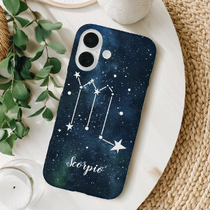 Scorpio Astrological Zodiac Sign Constellation iPhone 16 Case