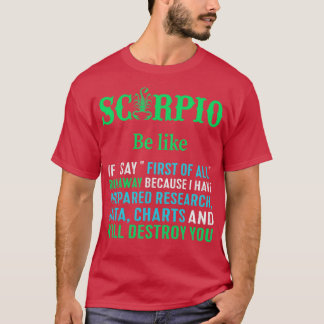 Scorpio astrology gifts 4 T-Shirt