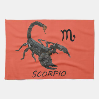 Scorpio astrology towel