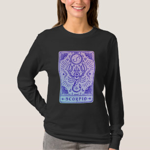 Scorpio Astrology & Zodiac Sign Tarot Card Style D T-Shirt