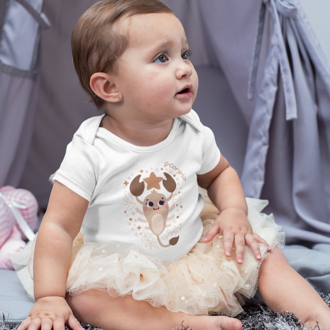 Scorpio Baby: "Scorpion's Mystical Zodiac" Baby Bodysuit (Creator Uploaded)