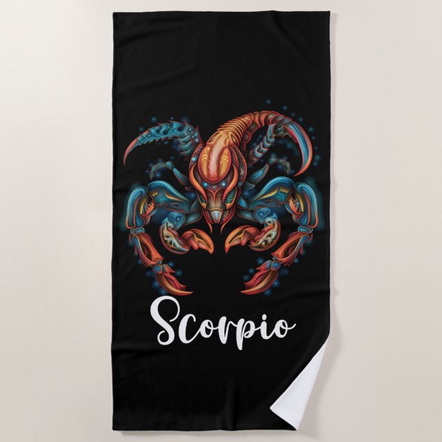 Scorpio Beach Towel (Front)