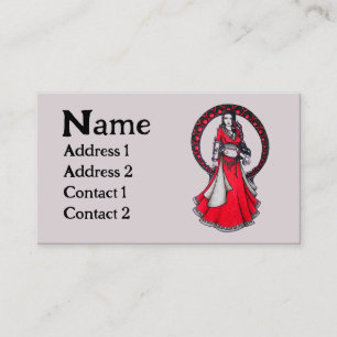Scorpio Belly Dancer Business Cards