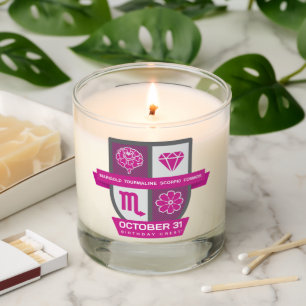 Scorpio Birthday Crest™ for October 24-31 Candle