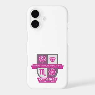 Scorpio Birthday Crest™ for October 24-31 iPhone 17 Case