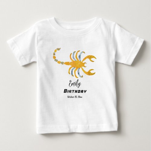Scorpio Birthday Guest of Honor Baby T_Shirt