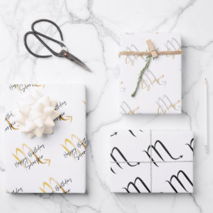 Scorpio Birthday Wrapping Paper Sheets