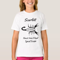 Scorpio Black Scorpion Star Sign Custom