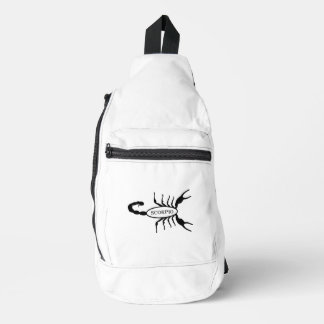 Scorpio Black Scorpion Star Sign Sling Bag