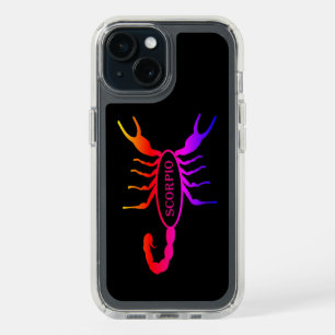 Scorpio Black Scorpion Star Sign iPhone 15 Case