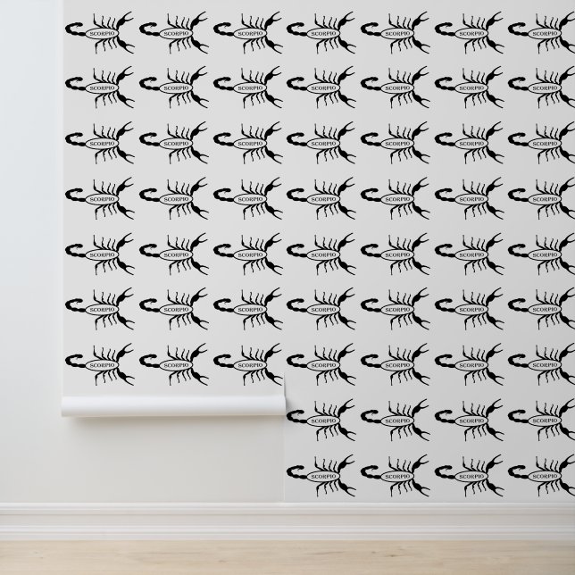 Scorpio Black Scorpion Star Sign Wallpaper (Application)