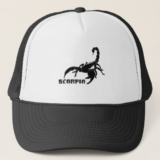Scorpio - Black Trucker Hat