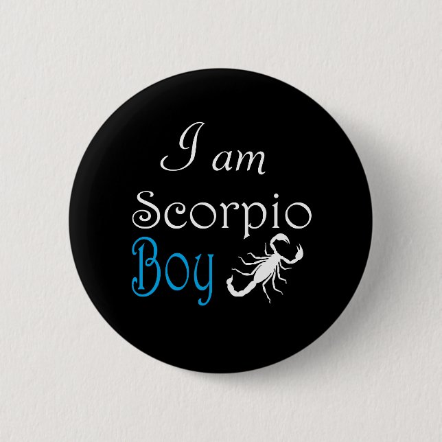 Scorpio boy button (Front)