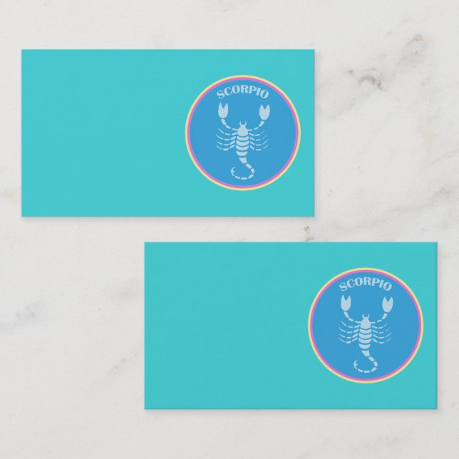 Scorpio Business Card (Front/Back)