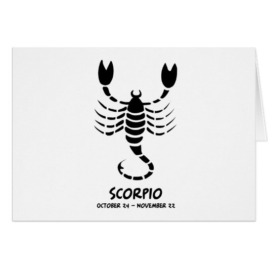 Scorpio Cards (Front Horizontal)