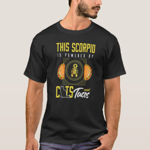 Scorpio Cat Taco Horoscope Zodiac Sign T-Shirt