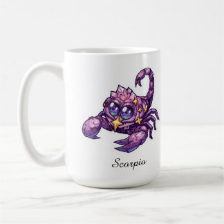 Scorpio Celestial Zodiac Mug - Pink Scorpion Art