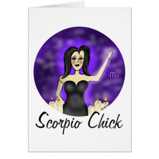 Scorpio Chick Cards