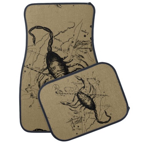 Scorpio Constellation Hevelius 1690 Classic Car Mat