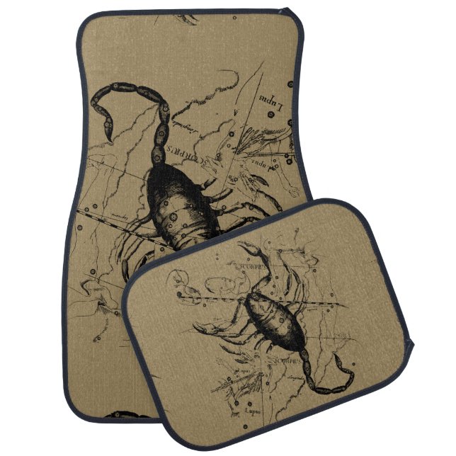 Scorpio Constellation Hevelius 1690 Classic Car Mat (Set)