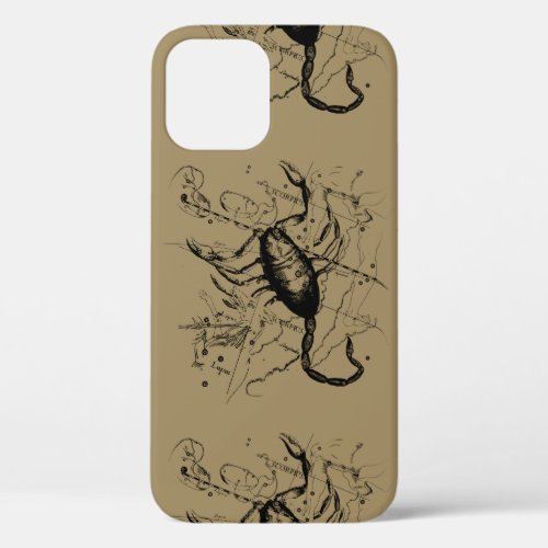 Scorpio Constellation Hevelius 1690 Classic iPhone 12 Case