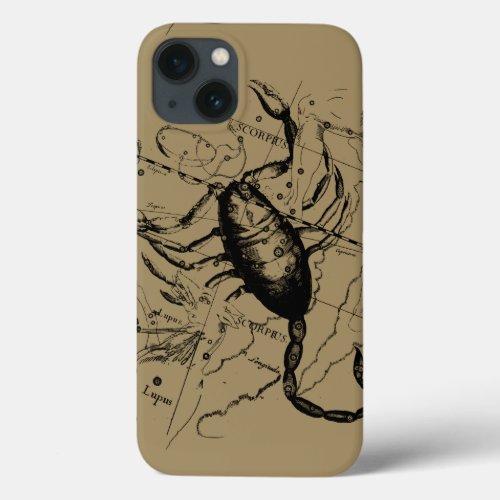 Scorpio Constellation Hevelius 1690 Classic iPhone 13 Case