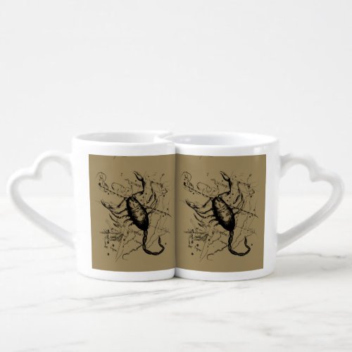 Scorpio Constellation Hevelius 1690 Classic Coffee Mug Set