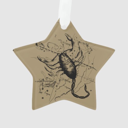 Scorpio Constellation Hevelius 1690 Classic Ornament