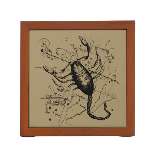 Scorpio Constellation Hevelius 1690 Classic Pencil Holder