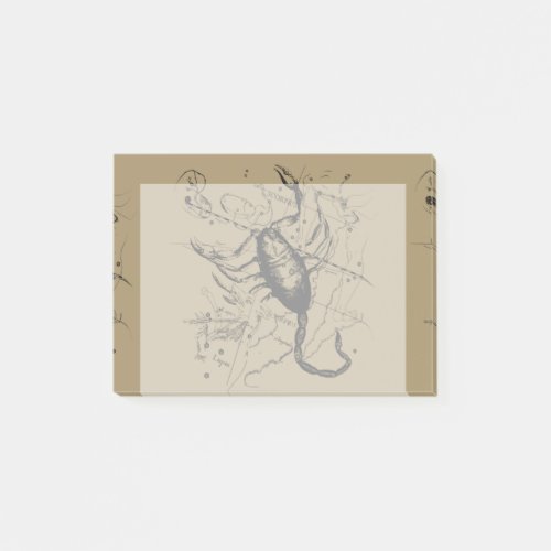 Scorpio Constellation Hevelius 1690 Classic Post_it Notes